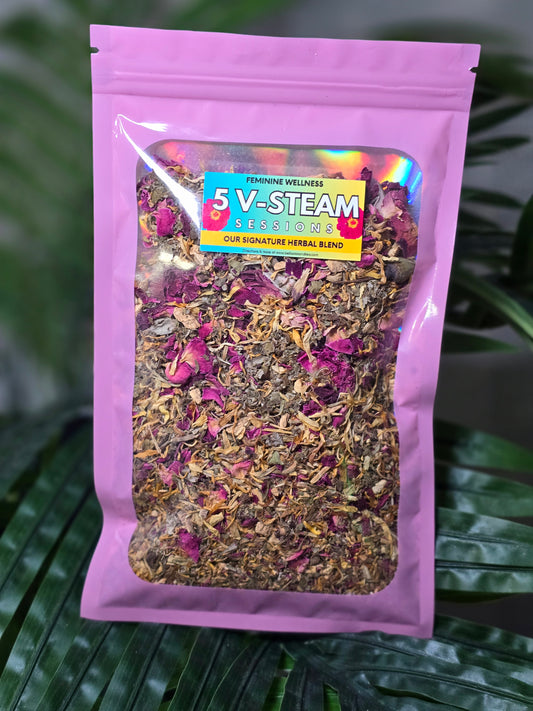 5 Sessions - V-Steam Herbs - Rejuvenate -Female Support - Womb Detox