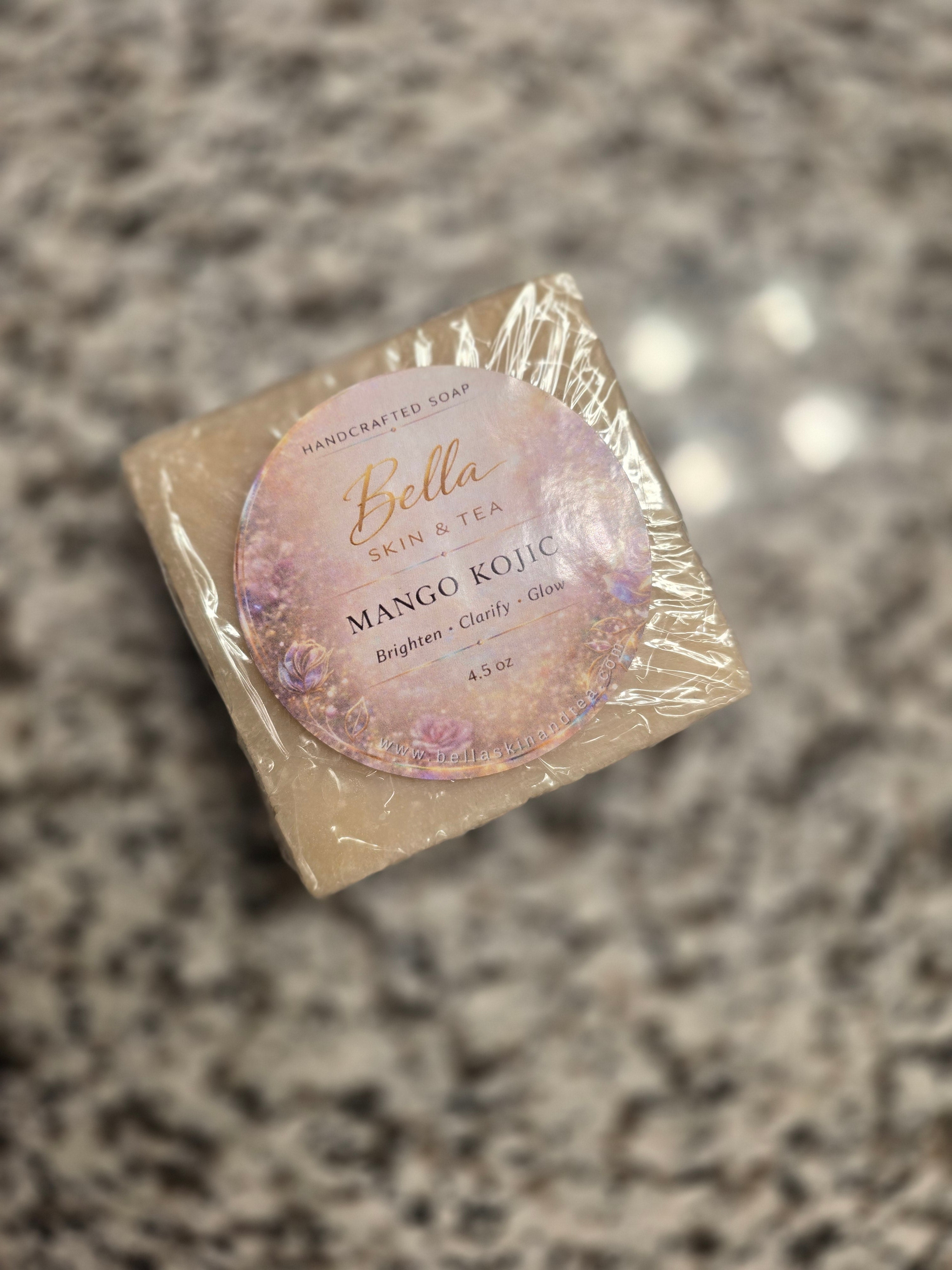 Mango Kojic Soap - Clear Dark Spots, Youthful Glow, Detoxify - Bar Soap - Full big size - Natural Skin Care