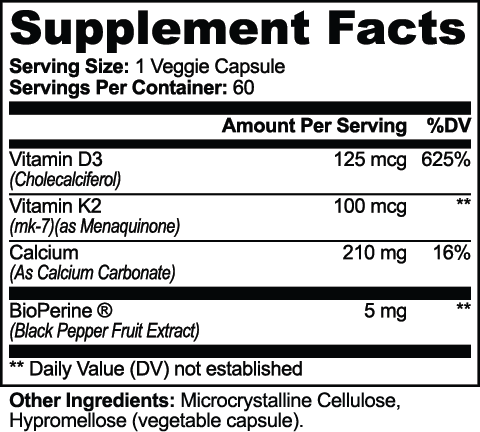 Vitamin K2 +  D3