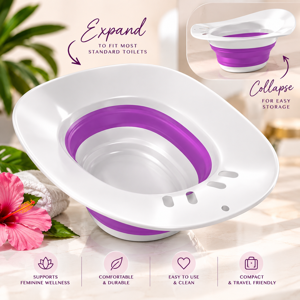 Yoni Bowl - Foldable - Sitz bath Bowl